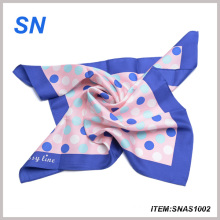 Ladies Fashion Polka DOT Silk Square Scarf